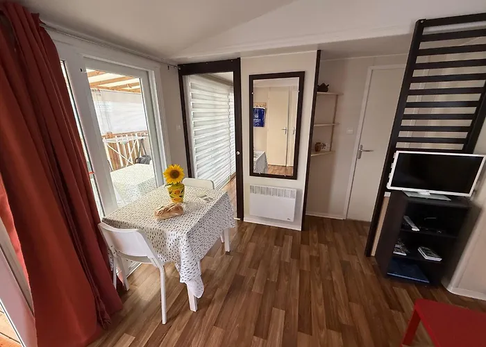 Mobil'home En Vendee Sud - A 5 Minutes D'o'gliss Park Et Fun Park Les Moutiers-les-Mauxfaits